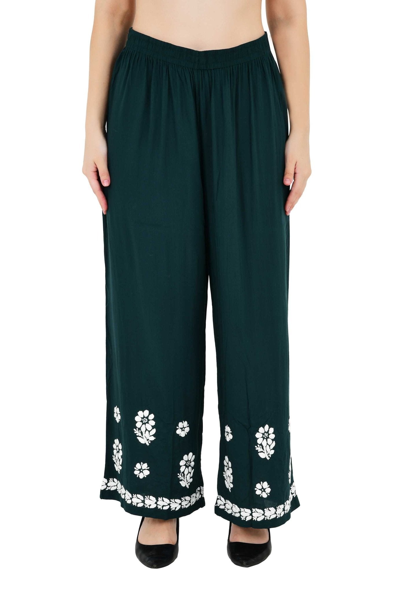 Maira modal cotton dark green full cord set - Lucknow Threads650_DGRN