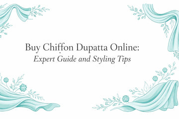 Buy Chiffon Dupatta Online: Expert Guide and Styling Tips - Lucknow Threads