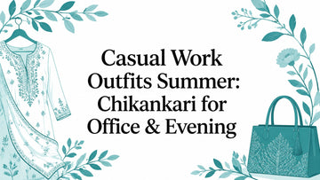 Casual Work Outfits Summer: Chikankari for Office & Evening - Lucknow Threads