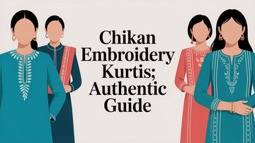 Chikan Embroidery Kurtis: Authentic Guide - Lucknow Threads