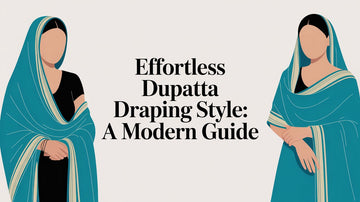 Effortless Dupatta Draping Style: A Modern Guide - Lucknow Threads