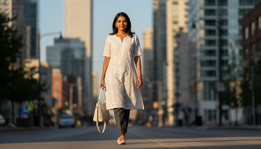 Inaya | The Short Kurti Edit: A Buyer’s Guide to Modern Chikankari - Lucknow Threads