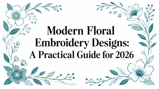 Modern Floral Embroidery Designs: A Practical Guide for 2026 - Lucknow Threads