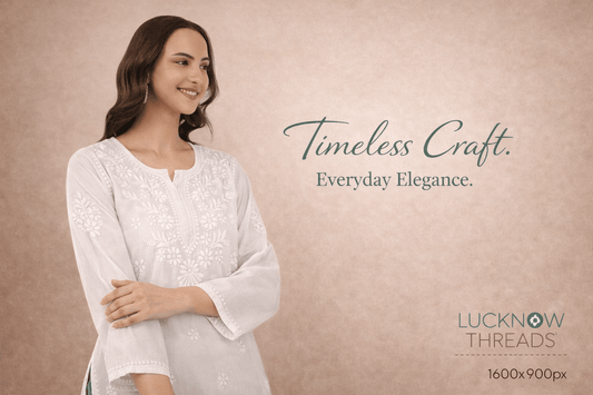 What is Chikankari? A Complete Guide to Lucknow’s Timeless Embroidery - Lucknow Threads