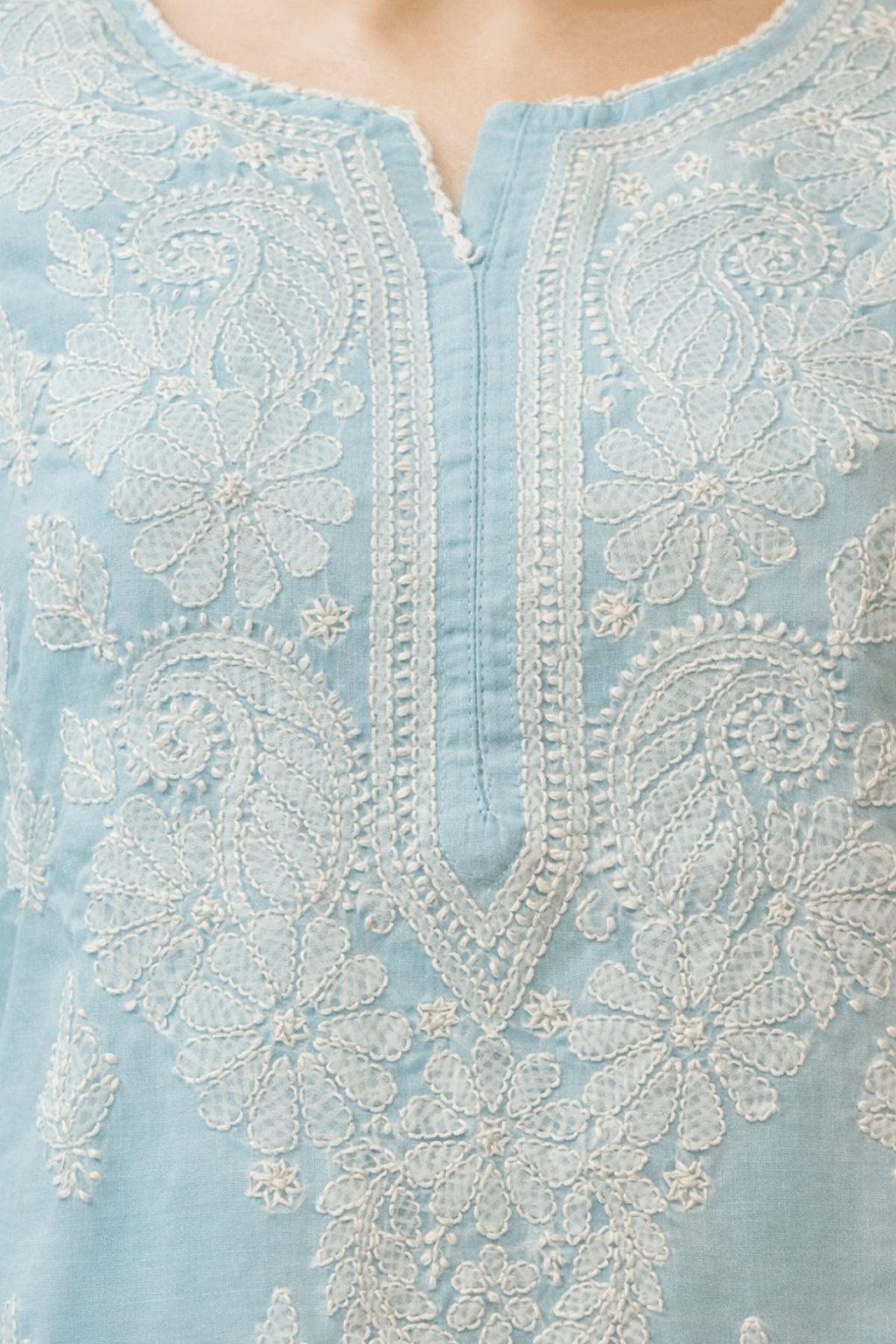 Asra – Multiple Colors Full Jaal Chikankari Kurta with Inner - Lucknow Threads