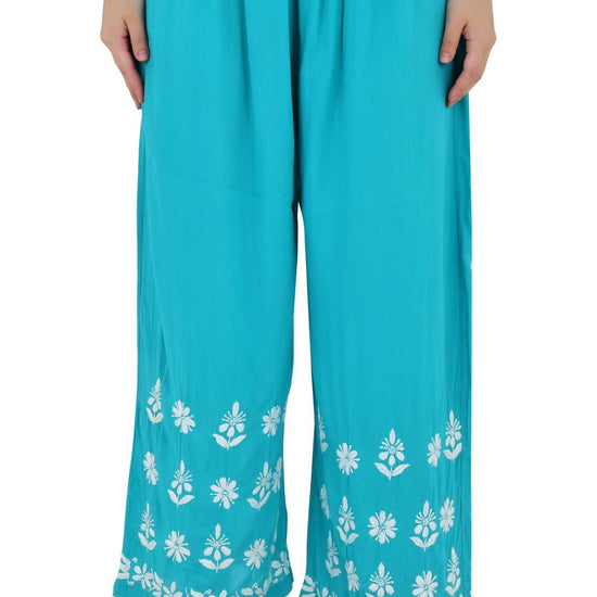 Maira modal cotton blue full cord set - Lucknow Threads650_BLU
