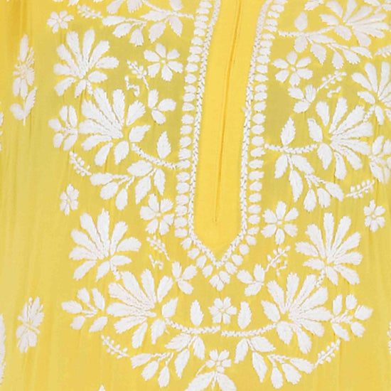 Maira modal cotton yellow full cord set - Lucknow Threads650_YLW